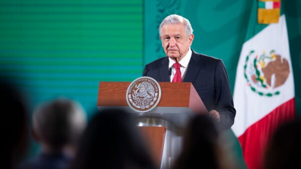 Andrés Manuel López Obrador durante la conferencia de prensa matutina del 10 de agosto de 2021. Foto: Presidencia de la República