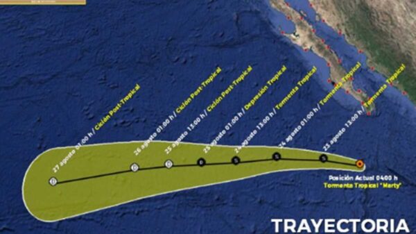 Tormenta tropical "Marty"