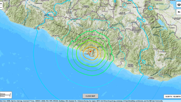 El sismo se pudo sentir en varios estados de la república