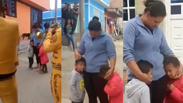 Niño paga 5 pesos por serenata para su mamá