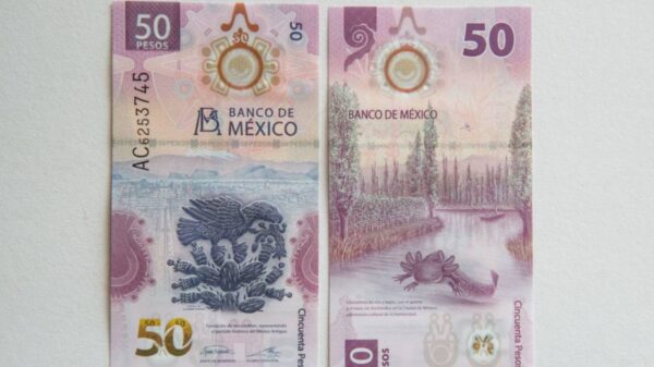 Billete mexicano gana premio