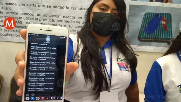 Alumnas de Conalep Matamoros crean aparato para evitar desapariciones de mujeres