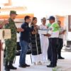 La gobernadora de Guerrero Evelyn Salgado entrega patrullas, equipo y uniformes a personal de Seguridad Pública de Zihuatanejo