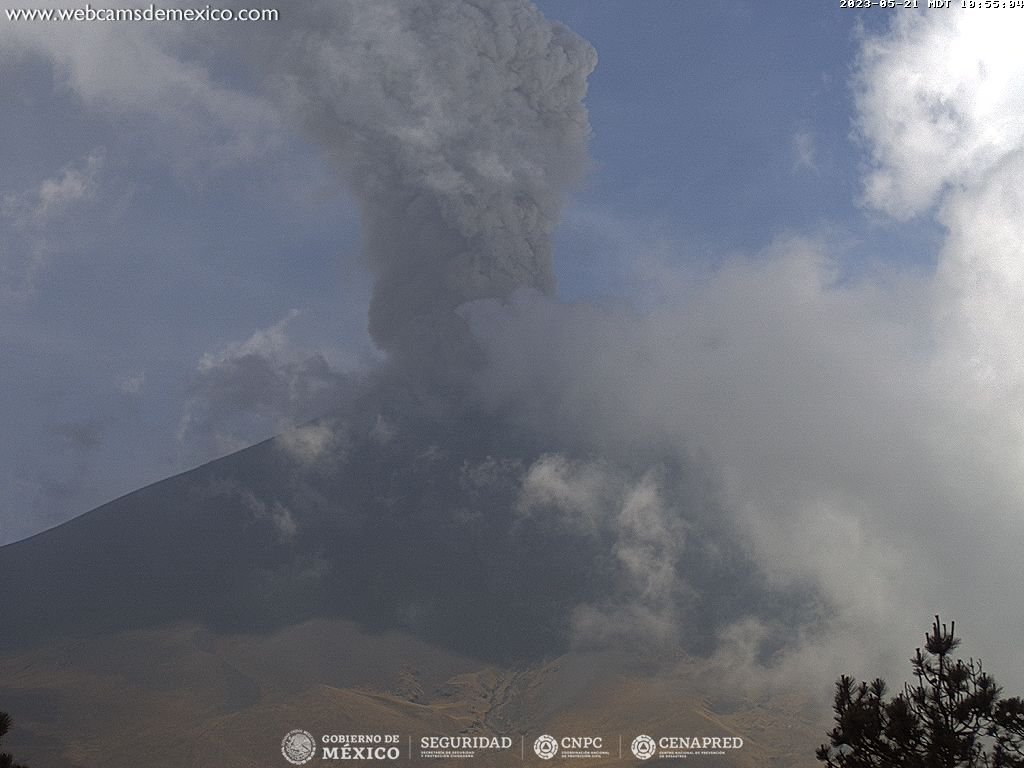 El monitoreo del Volcán Popocatépetl se realiza de forma continua las 24 horas. Cualquier cambio en la actividad será reportado oportunamente.