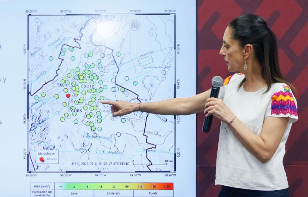 La Jefa de Gobierno, Claudia Sheinbaum, destacó la inversión de 41 millones de pesos (mdp) para el proyecto del Sistema de Información Sísmica de la Ciudad de México.