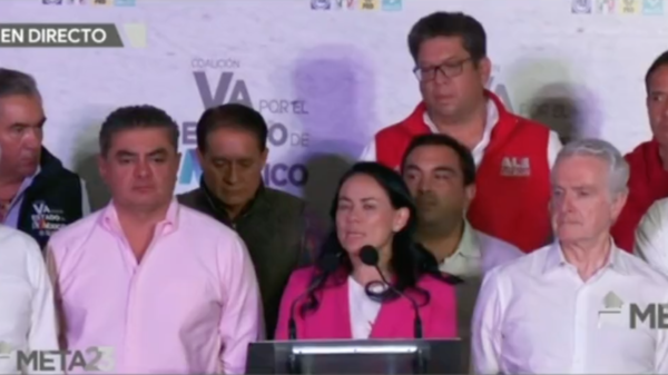 La candidata de la coalición Va por el Estado de México acepta la derrota.