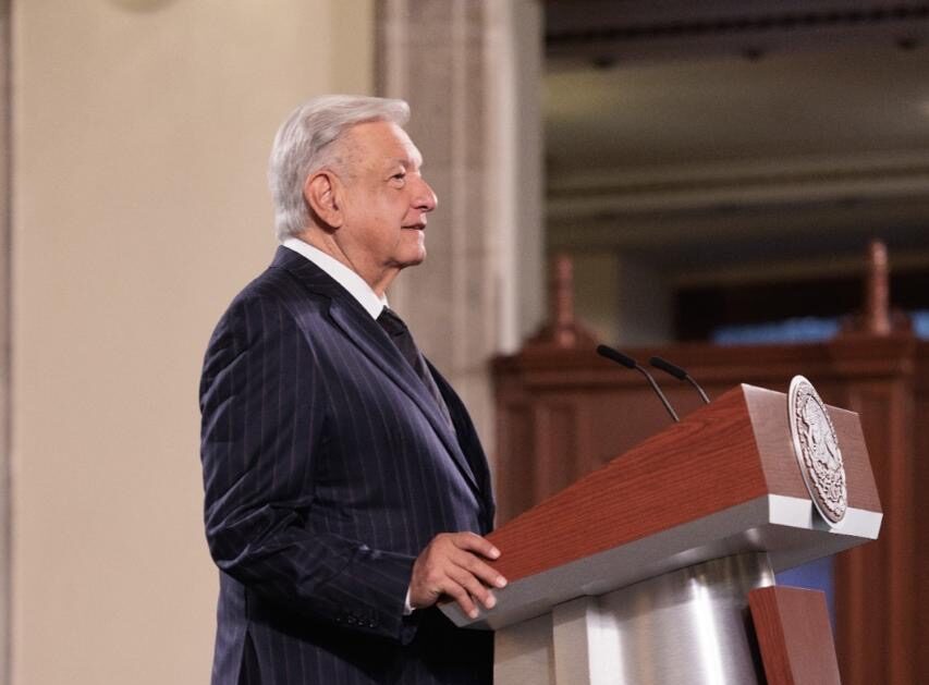 El Presidente Andrés Manuel lópez Obrador.