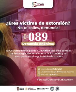 Extorsión 089 Cuautitlán Izcalli