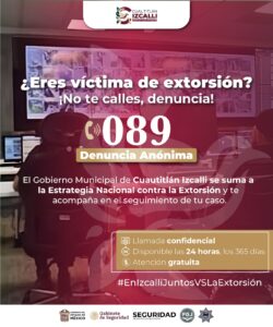Extorsión 089